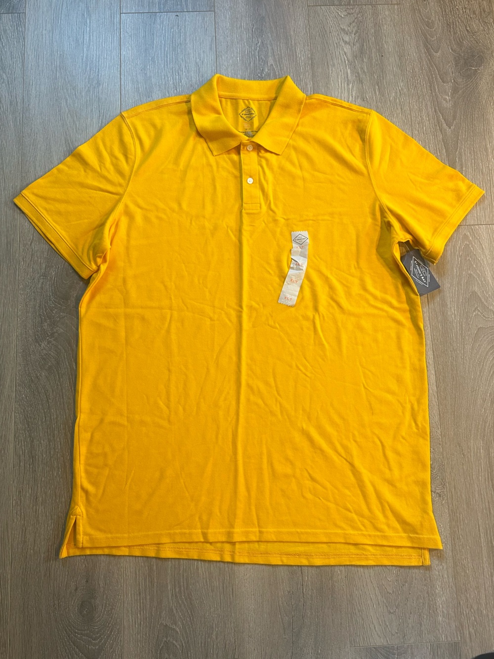 St. John's Bay Bright Yellow Men's Polo